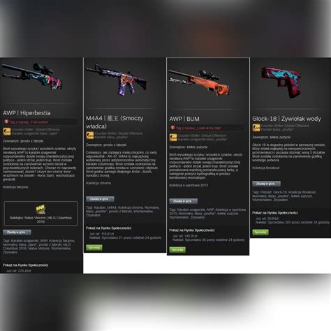 wymienianie skinów cs go.